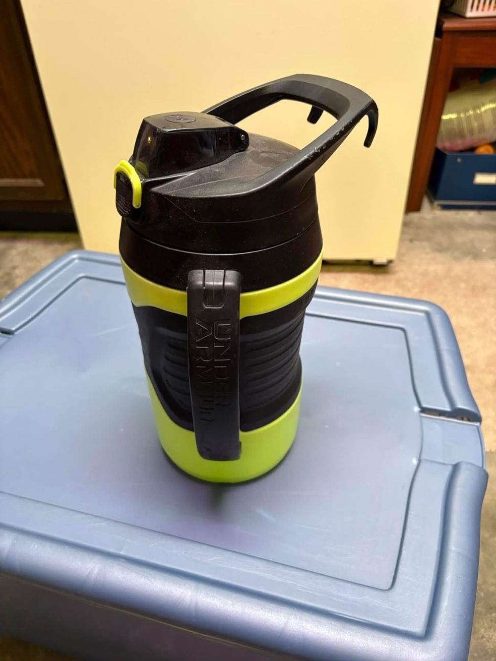 UA Insulated Sports Water Jug - Black & Lime